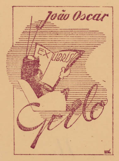 Exlibris by ? Unbekannt from Portugal for Joao Oscar Grilo - 
