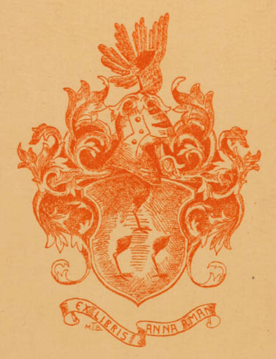Exlibris by ? Unbekannt from Italy for Anna Aman - Heraldry 