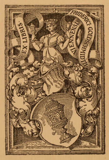 Exlibris by ? Unbekannt from Austria for Frederik Goldschmidt - Heraldry 