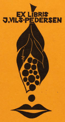 Exlibris by ? Unbekannt from Czech Republic for Jørgen Vils Pedersen - 