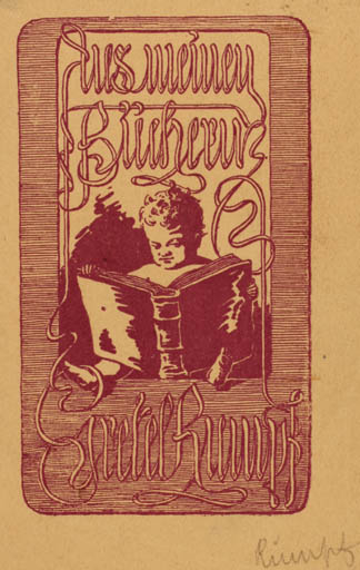 Exlibris by ? Unbekannt from Unknown for Gretel Rumpf - Child Book 