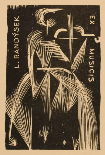 Exlibris by ? Unbekannt from Unknown for Lumir Randysek - Abstract Ex Mucika 
