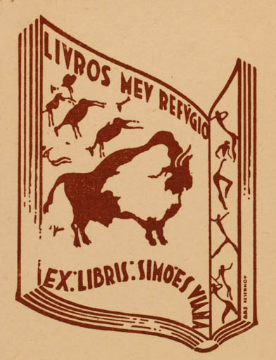Exlibris by ? Unbekannt from Unknown for Simoes Vlana - Book Fauna 