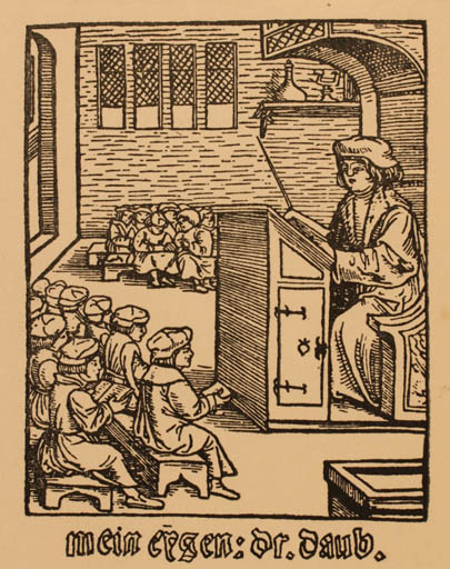 Exlibris by ? Unbekannt from Unknown for Dr. Daub - 